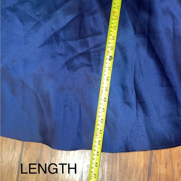 ALFRED SUNG Navy Blue Women's Dress cocktail gown party wedding women’s 8 - Picture 6 of 8